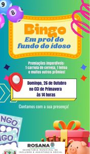 Evento social em Prol do Fundo do Idoso!
